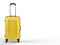 Yellow hard case luggage