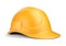 Yellow hardhat 3D. Construction tool.