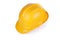 Yellow hardhat isolated with clipping path