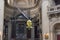 Yellow head in Santa Maria in Montesanto church, Rome, Italy