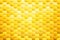 Yellow hexagon abstract background, honeycombs background