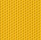 Yellow hexagonal realistic honeycomb seamless texture