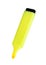 Yellow highlighter isolated