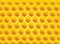 Yellow honeycomb background