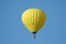 Yellow hot air balloon