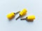 Yellow insulated cable lugs