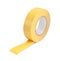 Yellow insulating tape isolated on white. Electrician`s supply