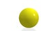 Yellow isolated sphere