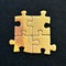 Yellow jigsaw pieces