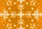 Yellow kaleidoscope pattern background