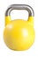 Yellow kettle bell