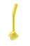 Yellow kitchen plastic brush