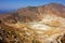 Yellow landscape of Nisyros volcano.