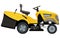 Yellow lawnmower