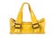 Yellow leather woman bag