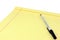 Yellow Legal Pad And Pen