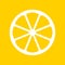 Yellow lemon icon