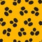 Yellow leopard skin pattern