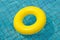 Yellow life buoy