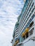 Yellow Lifeboats on Side of Cruise Ship