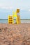 Yellow Lifeguard Chair