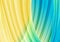 Yellow and light blue strips curved background