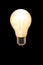 Yellow light bulb