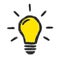 Yellow Lightbulb Doodle Vector