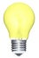 Yellow Lightbulb isolated