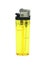 Yellow lighter isolated on a white background, Cut out with clipping path.