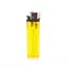 yellow lighter on white background