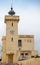 Yellow lighthouse. Cap Malabata, Tangier, Morocco