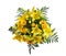 Yellow lilies bouquet