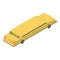 Yellow limousine icon, isometric style