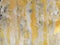 Yellow lined decorative wall paint.