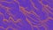 Yellow lines on purple background. Digital art design. Backdrop with modern stripes. Wavy stripes violet and orange colors