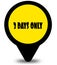 Yellow location pointer design with 3 DAYS ONLY text message