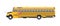 Yellow long classic school bus.