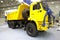 Yellow Lorry dump car Kamaz
