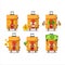 Yellow lugage cartoon character with cute emoticon bring money