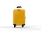 Yellow luggage suitcase