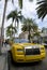 Yellow luxury car Bentley in Beverly Hills, Los Angeles - Califronia