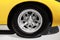 Yellow luxury Italian vintage sport car wheel