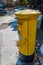 Yellow mail box in Cyprus