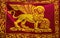 Yellow Maroon St Mark Lion Venetian Flag Venice Italy