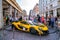 Yellow McLaren P1 GTR in London