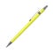 Yellow mechanical pencil on white background