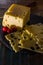 Yellow medium-hard mild Swiss cheese Emmental