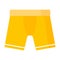 Yellow Men boxer underwear. Fashion concept