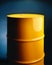 Yellow Metal Barrel